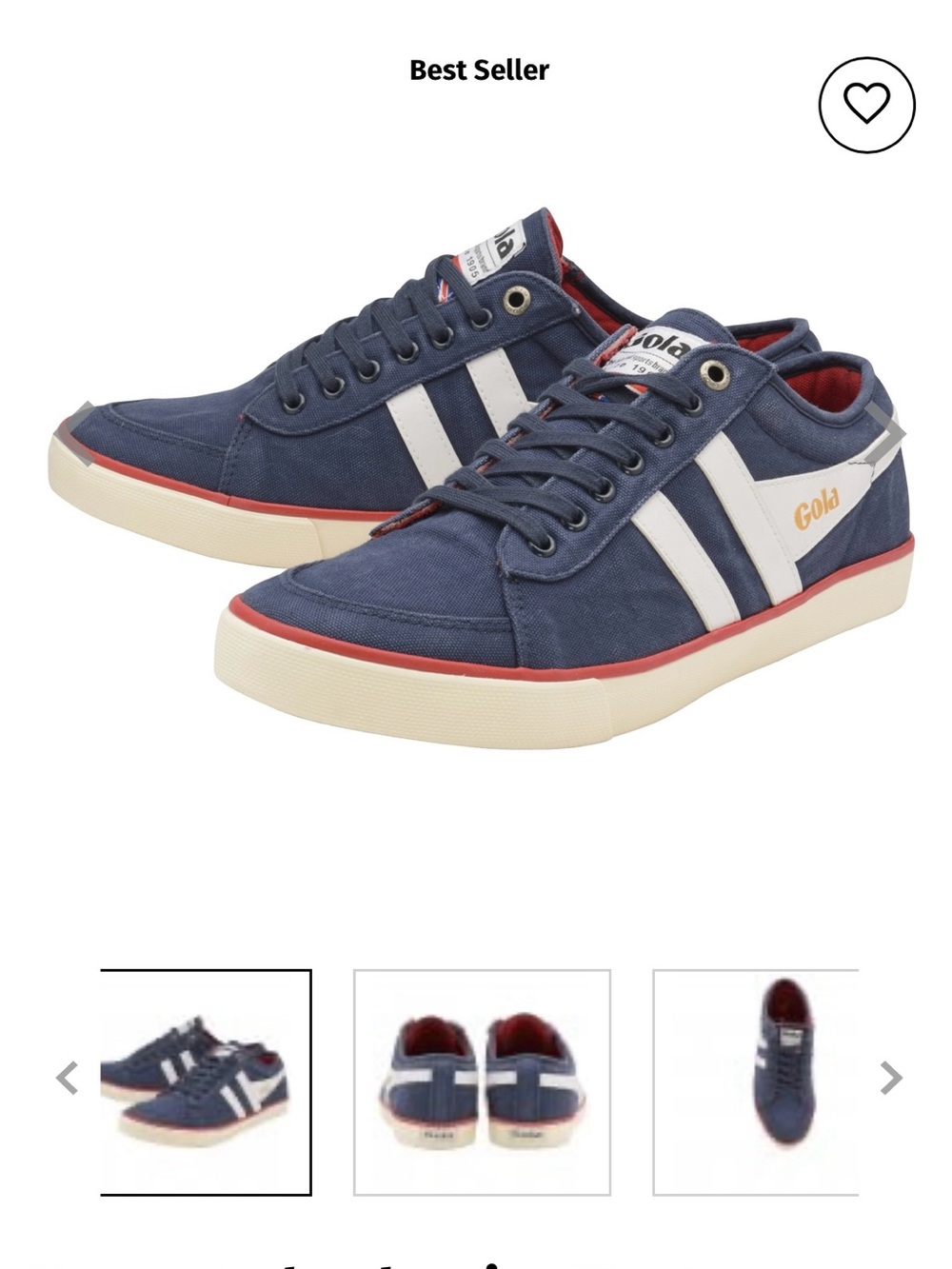 Gola Commet Plimsoll Sneakers
